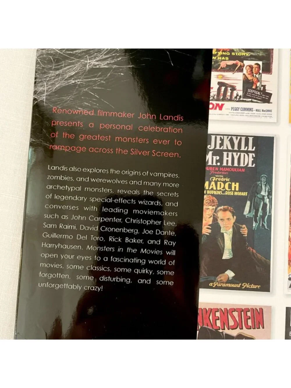 John Landis Monsters in the Movies Hardcover Book Film Horror Cinema History